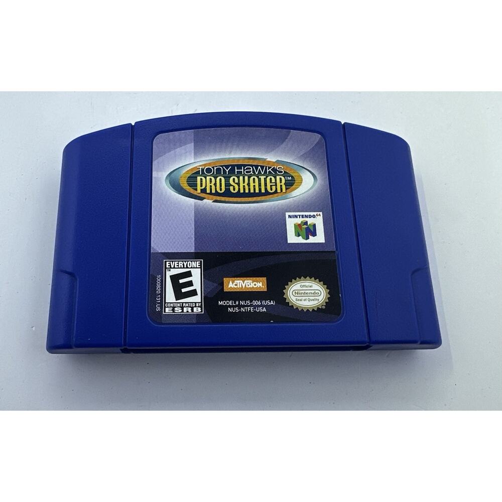 Tony Hawks Pro Skater N64 Nintendo 64 Tested Retro Fast Shipping Vintage Gaming